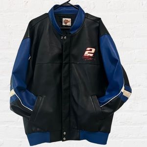 NASCAR Winner’s Circle‎ Miller Lt #2 Rusty Wallace Leather Jacket Men’s Sz Large